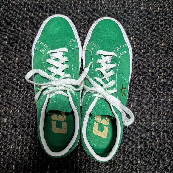 Converse Green Star Sneakers - Picture 1 of 6